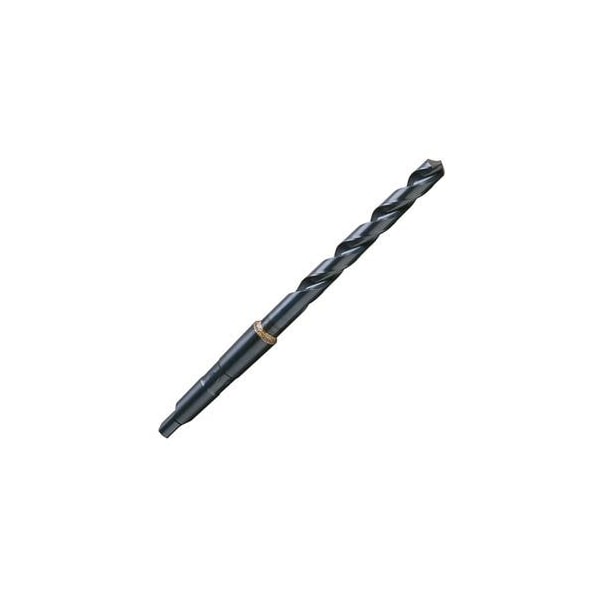 Champion Cutting Tool 9/16in - 702 Taper Shank Drill, No 2 Morse Taper Shank, 118 degrees Drill Point, Surface Treated HSS CHA 702-9/16 - main
